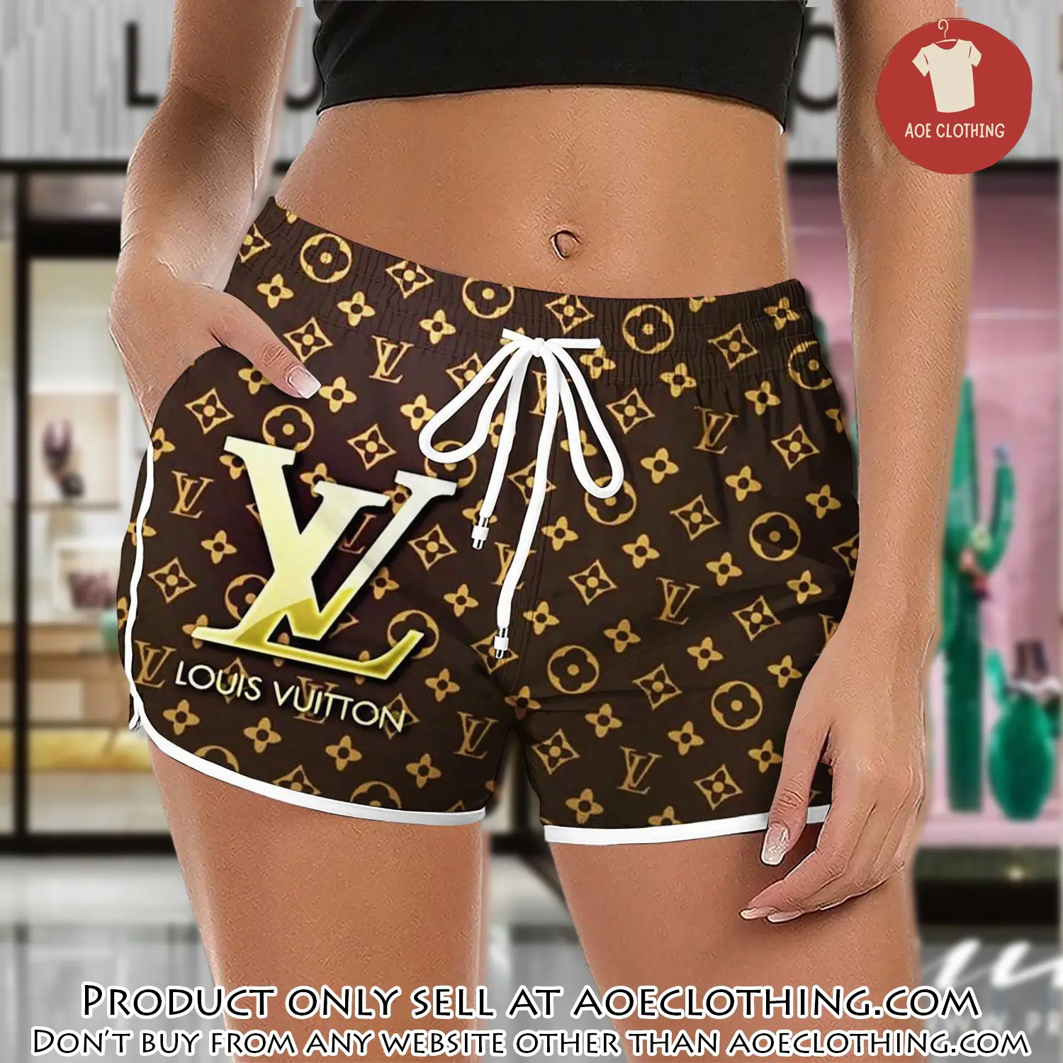 Limited edition lv women shorts lady beach shorts wms1021 aoe2607696